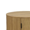 Τραπέζι σαλονιού Scandi pakoworld MDF σε φυσική απόχρωση Φ80x35.5εκ