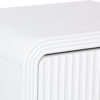 Κομοδίνο Zeplen pakoworld MDF σε λευκή απόχρωση 40x30x53εκ