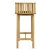 Κονσόλα Nodial pakoworld MDF/Bamboo σε φυσική απόχρωση 120x39x85εκ