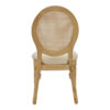 Καρέκλα Canco pakoworld φυσικό rubberwood-φυσικό rattan 50x55x98εκ
