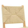 Καρέκλα Arten pakoworld σχοινί-rubberwood σε φυσική απόχρωση 60x55x85εκ