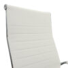 Καρέκλα γραφείου διευθυντή Valter pakoworld λευκό pu 55.5x58x108εκ
