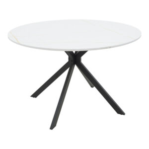 Κομοδίνο Pazlen Inart mdf σε λευκή αντικέ απόχρωση 40x34.5x82εκ
