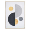 Πίνακας σε καμβά Geometric I Inart 52x4.5x72εκ