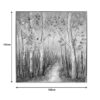 Πίνακας σε καμβά Leambre II Inart 102x4.5x102εκ
