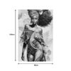 Πίνακας σε καμβά Georgina I Inart 80x3x120εκ