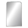 Καθρέπτης Classy Inart ασημί αλουμίνιο 50x2.5x80εκ