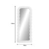 Καθρέπτης Maraya Inart λευκό PP 46x3.2x110εκ