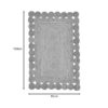 Χαλί Doze Inart μπεζ 100% γιούτα 120x80x1εκ