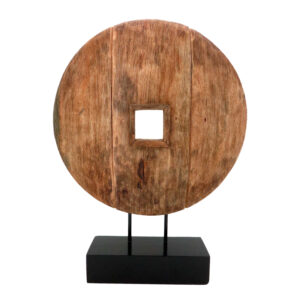 Ραφιέρα επιδαπέδια Leena pakoworld μέταλλο dark oak-μαύρο 80x30x142εκ
