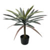 Διακοσμητικό φυτό Dracaena palm σε γλάστρα Inart πράσινο pp Υ62εκ