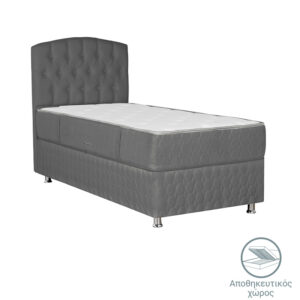 Τραπέζι Bethan pakoworld sintered stone γκρι cement-μαύρο 180x90x75εκ