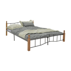 Καρέκλα Julien pakoworld rubberwood φυσικό-έδρα φυσικό σχοινί 61x54x85εκ