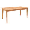 Τραπέζι Ory pakoworld teak ξύλο σε φυσική απόχρωση 160x80x75εκ