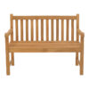 Καναπές Nat pakoworld teak ξύλο σε φυσική απόχρωση 120x57x96εκ