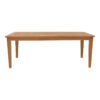 Τραπέζι Mady pakoworld teak ξύλο σε φυσική απόχρωση 200x100x75εκ