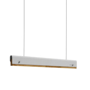 Φωτιστικό οροφής Cazin Inart mendong σε φυσική απόχρωση Φ60x68εκ