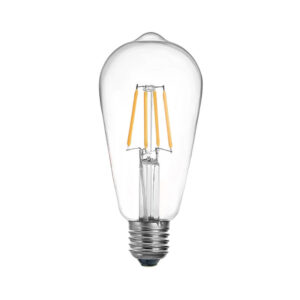 Λαμπτήρας LED G95 Bulb pakoworld dimmable 4W E27 200-220V amber