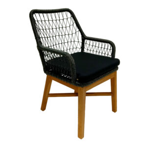 Πολυθρόνα Dorothy Inart με μπεζ μαξιλάρι-φυσικό rattan 115x57x150εκ