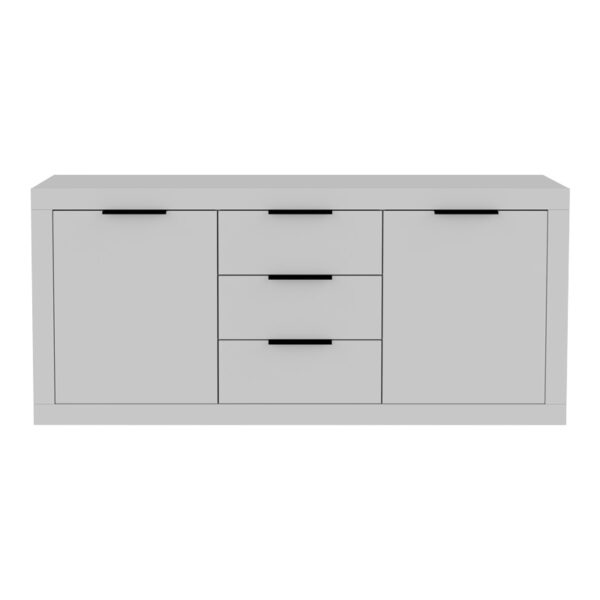 Μπουφές Doha pakoworld σε λευκή απόχρωση 180x45x80.5εκ