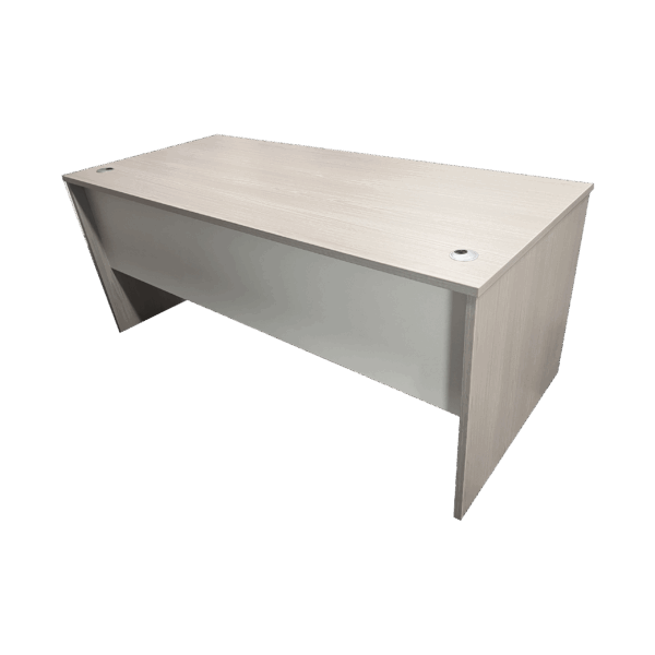 Γραφείο εργασίας Armadi pakoworld σε sonoma-λευκή απόχρωση 160x80x75εκ