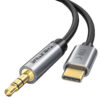 CABLETIME καλώδιο USB-C σε 3.5mm CT-CMAUDIO, AUX, 1.8m, μαύρο