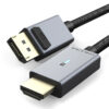 CABLETIME καλώδιο DisplayPort σε HDMI CT-P02G4K, 4K, 1.8m, μαύρο