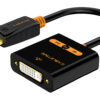 CABLETIME αντάπτορας DisplayPort σε DVI CT-02G, 1080p, μαύρος