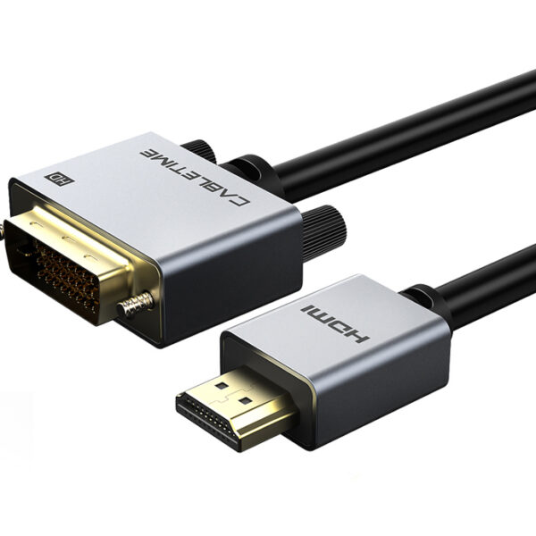 CABLETIME καλώδιο HDMI σε DVI PH241G, 1080p/60Hz, 2m, μαύρο