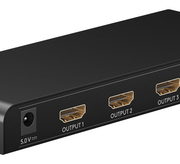 GOOBAY HDMI splitter 58482, 4 σε 1, 4K/30Hz, μαύρο