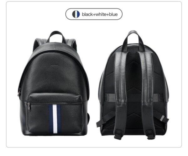 Δερμάτινο Σακίδιο πλάτης Αντικλεπτικό 17L Laptop 15,6” Bopai 61-123551 μαύρο