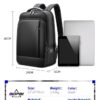 Σακίδιο πλάτης Αντικλεπτικό 24L Laptop 15,6” Bopai 61-51011 μαύρο
