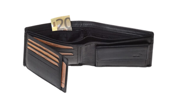 LaVor 1-3832 Ανδρικό Δερμάτινο Πορτοφόλι με RFID Μαυρο