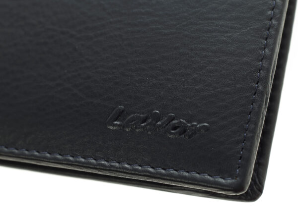 LaVor 1-3836 Ανδρικό Δερμάτινο Πορτοφόλι με RFID Μπλε