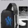 Τσαντάκι ώμου χιαστί crossbody Bange 7258 μαύρο