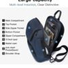 Τσαντάκι ώμου χιαστί crossbody Bange 7565 μπλέ
