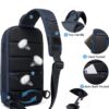 Τσαντάκι ώμου χιαστί crossbody Bange 7565 μπλέ