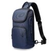 Τσαντάκι ώμου χιαστί crossbody Bange 7565 μπλέ