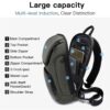 Τσαντάκι ώμου χιαστί crossbody Bange 7565 χακί