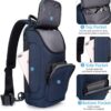 Τσαντάκι ώμου χιαστί crossbody Bange 7565 μπλέ