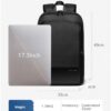 Σακίδιο πλάτης 24L Laptop 17,3” Bange 77115 Plus μαύρο