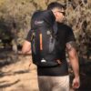 Σακίδιο πεζοπορίας αδιάβροχο Ταξιδιού Cardinal 50L 790 μαύρο