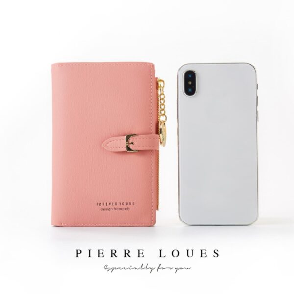 Γυναικείο πορτοφόλι Pierre Loues 821-4-2 καφέ