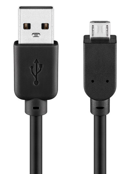 GOOBAY καλώδιο USB 2.0 σε Micro USB 93181, 1.8m, μαύρο