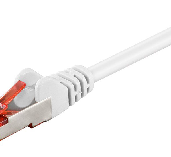 GOOBAY καλώδιο δικτύου 93505, CAT 6 S/FTP, copper, 250MHz, 2m, λευκό