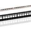 GOOBAY Keystone patch panel 95743, 19"/1U, 24x ports, μαύρo