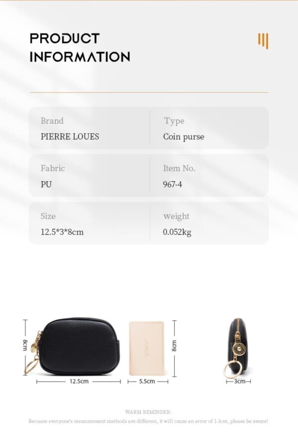 Γυναικείo πορτοφόλι  Pierre Loues PL967-4 μαύρο