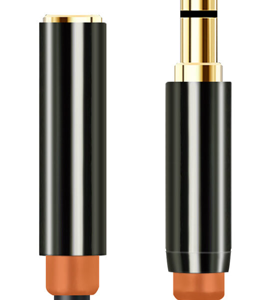 CABLETIME καλώδιο προέκτασης ήχου 3.5mm CT-AV311-P11FG, gold plated, 1.5m, μαύρο