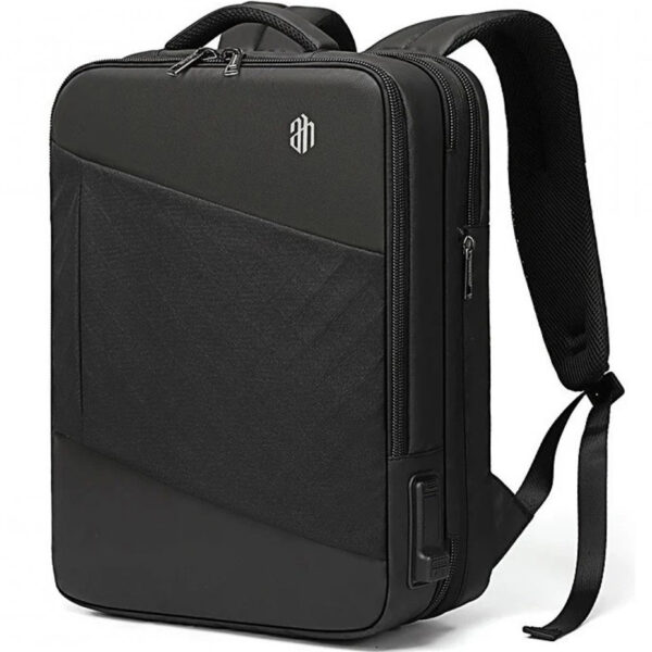 ARCTIC HUNTER τσάντα πλάτης B00345 με θήκη laptop 15.6", USB, 19-32L, μαύρη