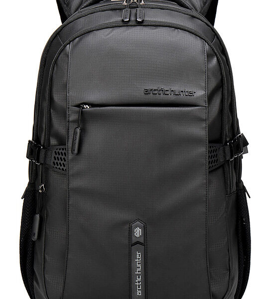 ARCTIC HUNTER τσάντα πλάτης B00388 με θήκη laptop 15.6", USB, 27L, μαύρη